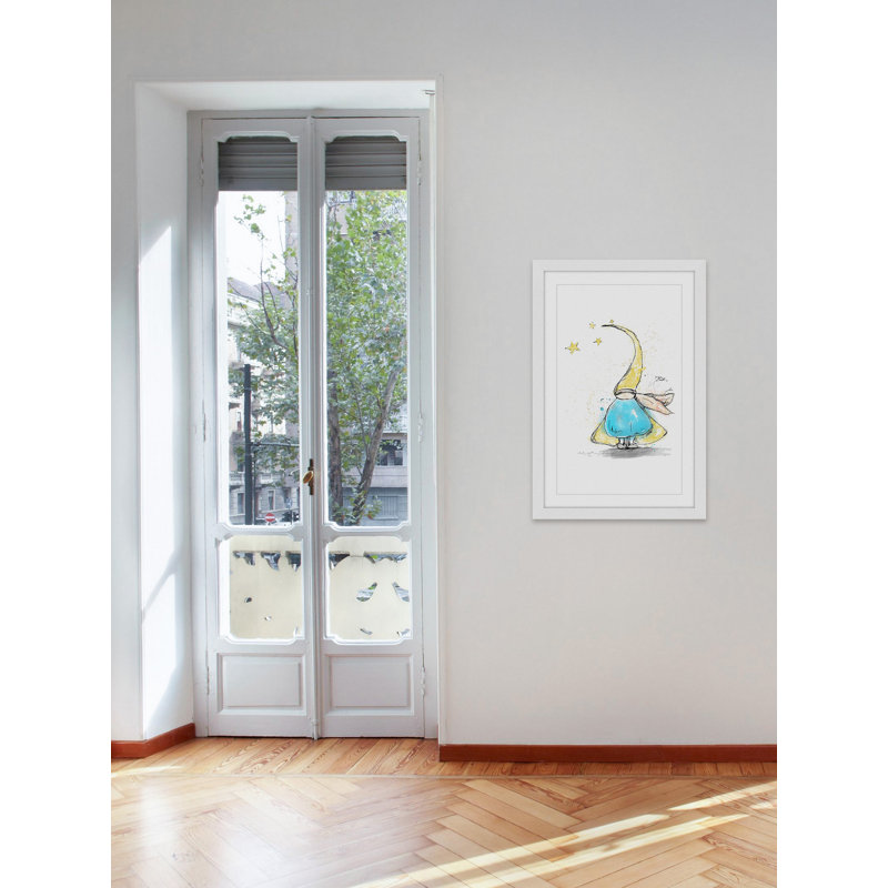 « Lutin » encadrée, H 45 po x l 30 po