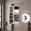 Adalbern Solid Wood Jewelry Armoire-136890311
