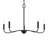Ilia 5-Light Matte Black Chandelier-127380252-130942680