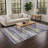 Machine Washable Indoor/Outdoor Jeffery ACN2287 Stripes Rug-1112572427