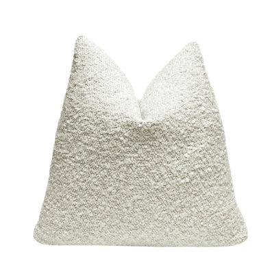 Bouclé Throw Pillow Cover