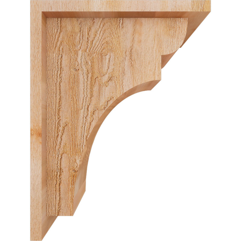 Yorkshire Yorktown avec plaque arrière, H 16 po x l 8 po x P 12 po, Cèdre rouge, Sciage brut