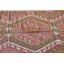 Grand tapis kilim turc vintage fait à la main avec motif géométrique pour un décor de salon bohémien