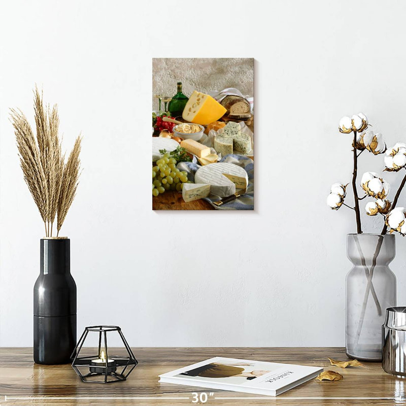 Yarlin Bavarian Cheeses, 12" H x 8" W