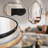 Cloud Shaped Metal Wall Mirror Sets-109723995-109723999