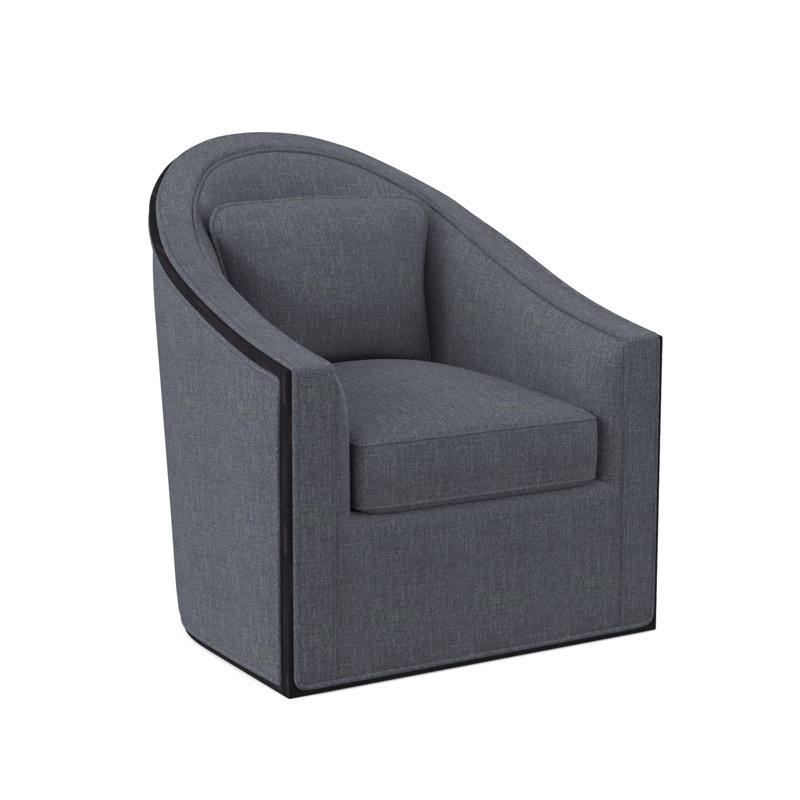 Fauteuil pivotant Academy, Ébène rétro, 100% polyester Elise Harbor