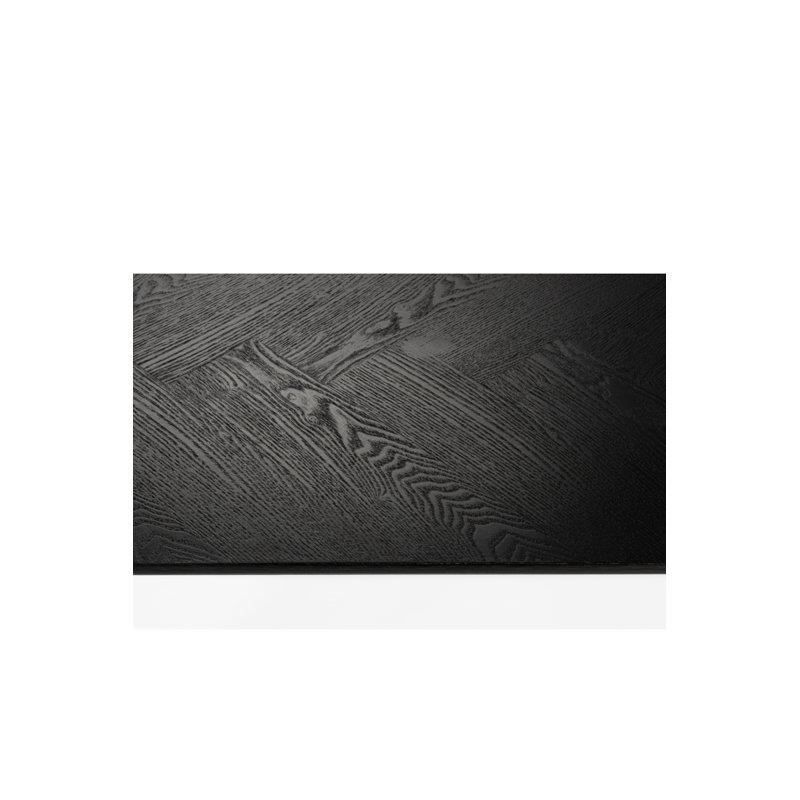 Fabio Solid Wood Coffee Table, Black