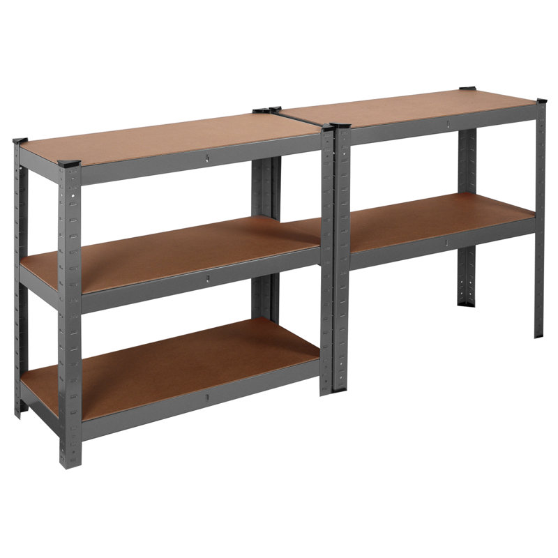 70 cm W Adjustable Height Shelving Unit, Grey