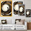 Gold Glamour Circle V - reproduction d'art sur toile-1416997423-1416997422