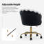 Rasnick 53cm W Modern Velvet Swivel Tufted Office Chair-1392450218