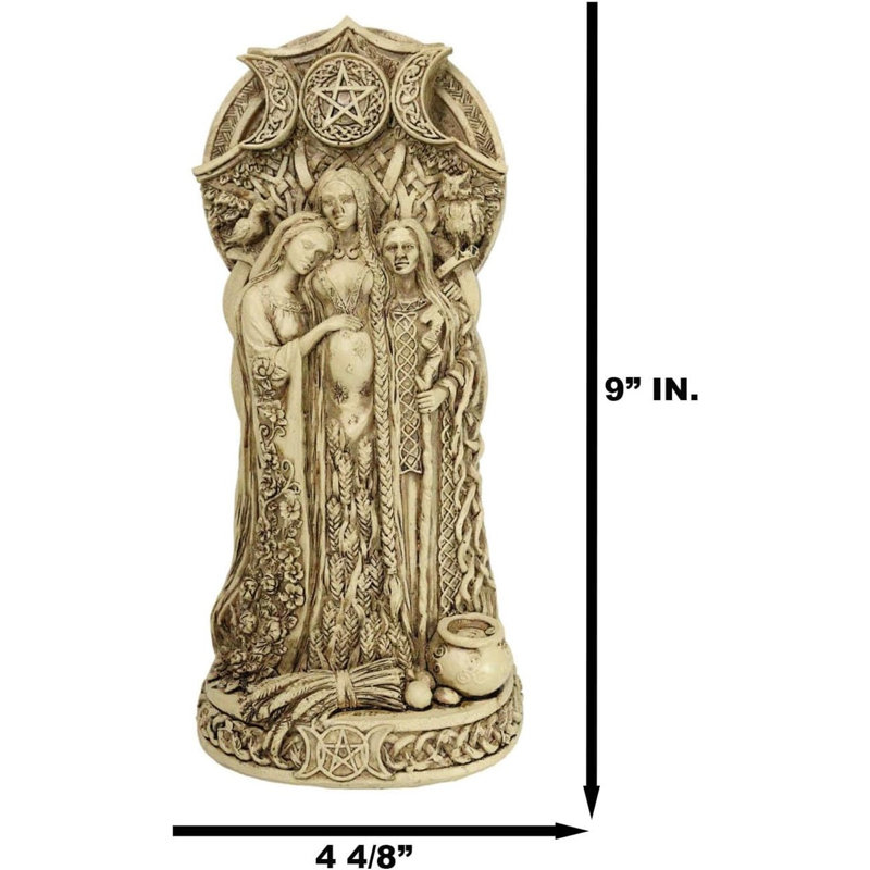 Figurine Wicca Triple Goddess Mother Maiden
