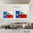 Borges Texas Flag With Map-108172220