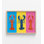 Coastal Lobster Art Print: décoration murale triptyque pop coloré