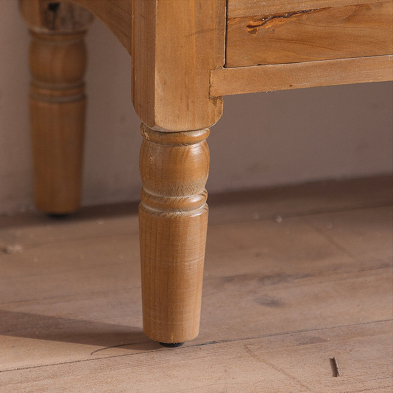 Armoires d'appoint en bois massif rétro
