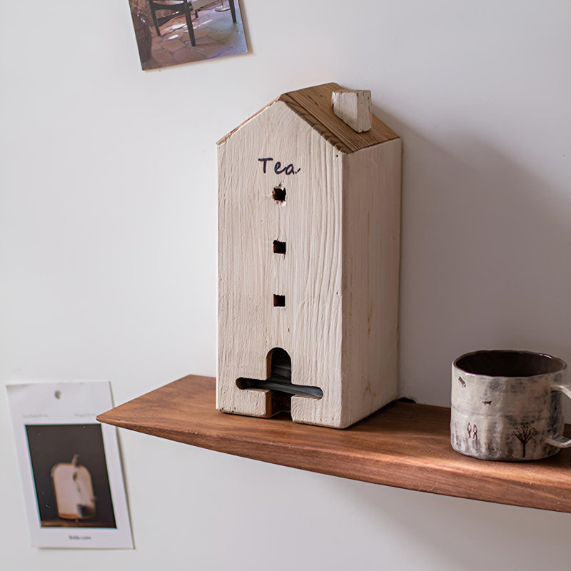 Tablette murale flottante en bois massif, H 0,86 po x l 23,62 po x P 5,9 po