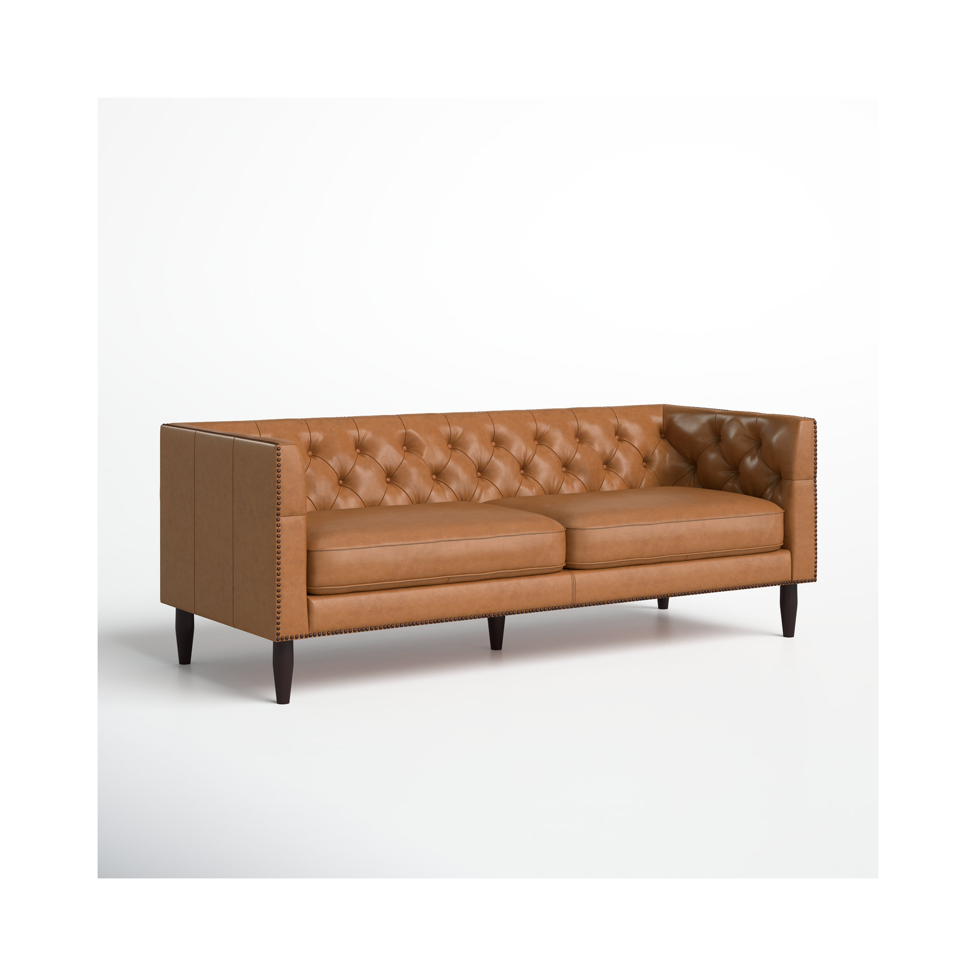 Woodford 84.6'' Upholstered Sofa, Brown