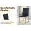 Ensemble de 6 chaises robustes: coussin de 2,1 po d'épaisseur, structure en fer, parfait pour la maison ou le bureau. Couleurs classiques, bon rapport qualité-prix-133402140