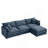 Modular Sectional Sofa, 102 Inch L Shaped Couch Set For Living Room, 3-Seater Comfy Cloud Couches With Movable Ottoman, DIY Combination, Chenille-1766606738