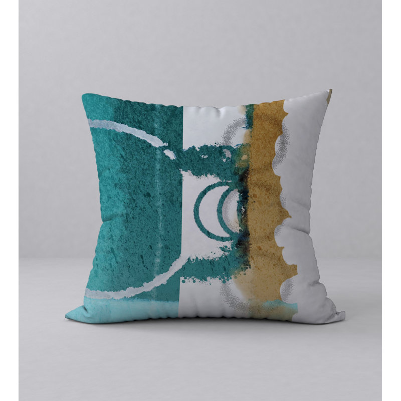 Housse de coussin décorative carrée en forme de coussin et insert, 24 po x 24 po