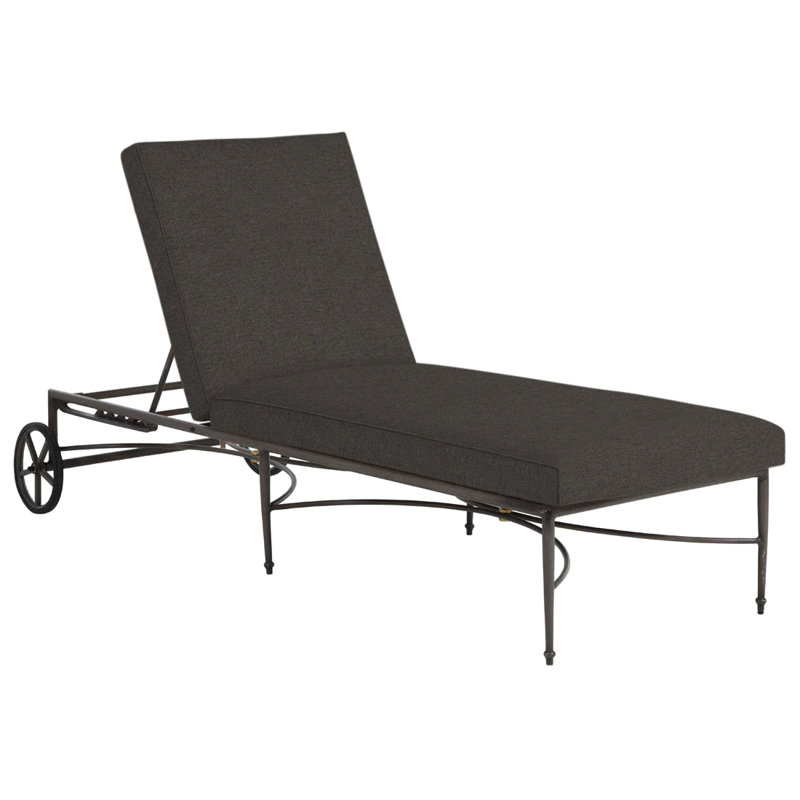 Chaise longue en aluminium Roma, Welt, Fossile de Vérone