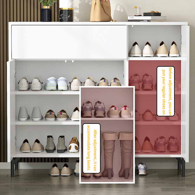 Tremaine Shoe Storage Cabinet, 39.37" H x 47.24" W x 14.96" D