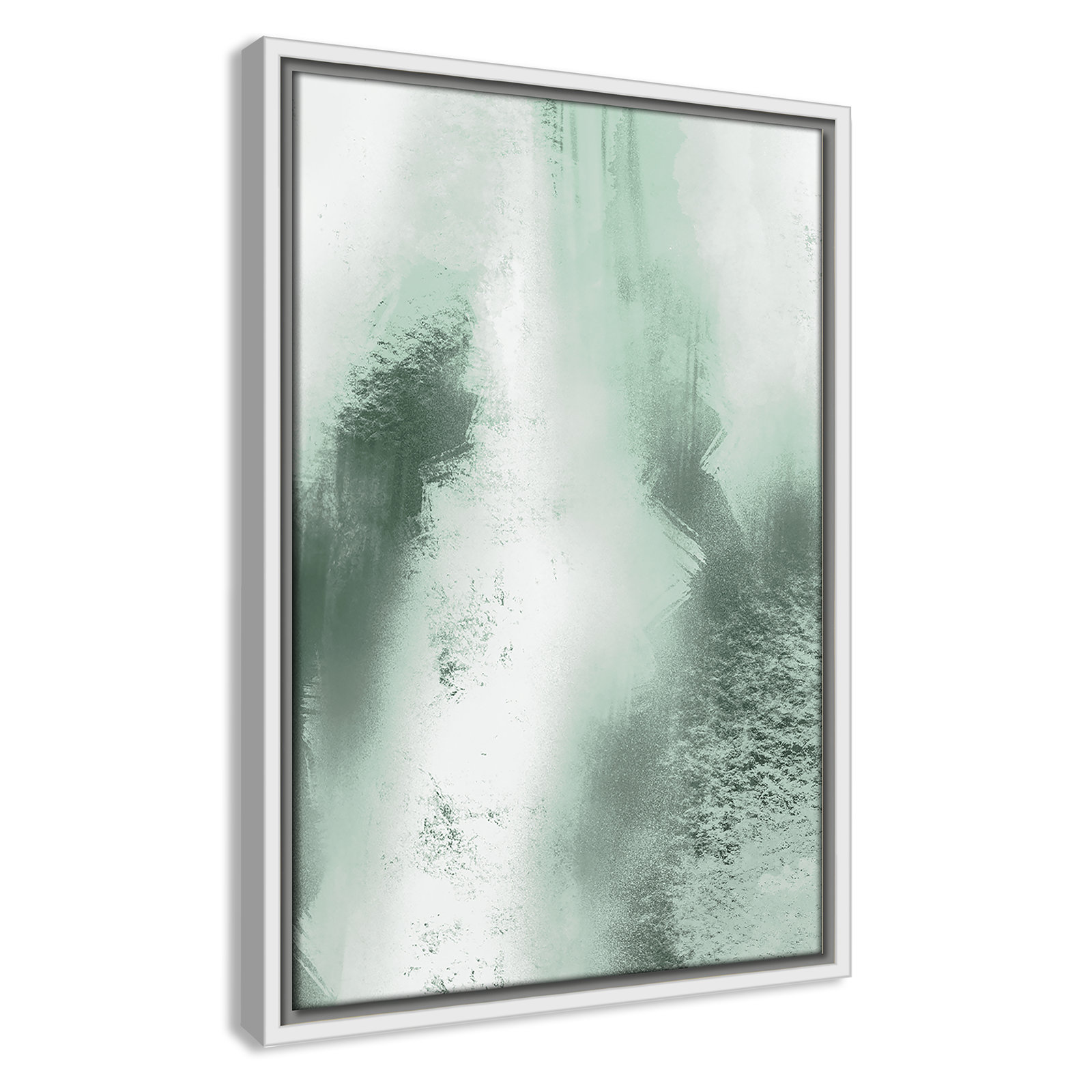 Quietude Smudges I Print by Marcus Prime, 13.5'' W x 19.5'' H, White Floater
