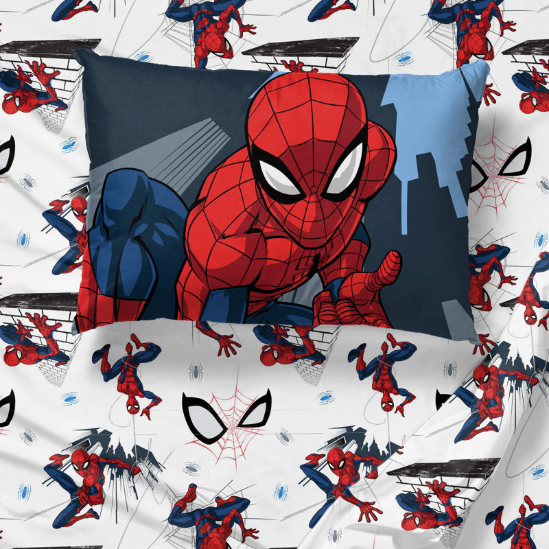 Marvel Spiderman 'City Streets' 100% Cotton Pillowcase