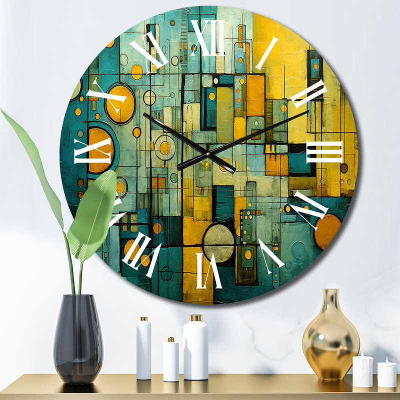 Metal Wall Clock, Medium