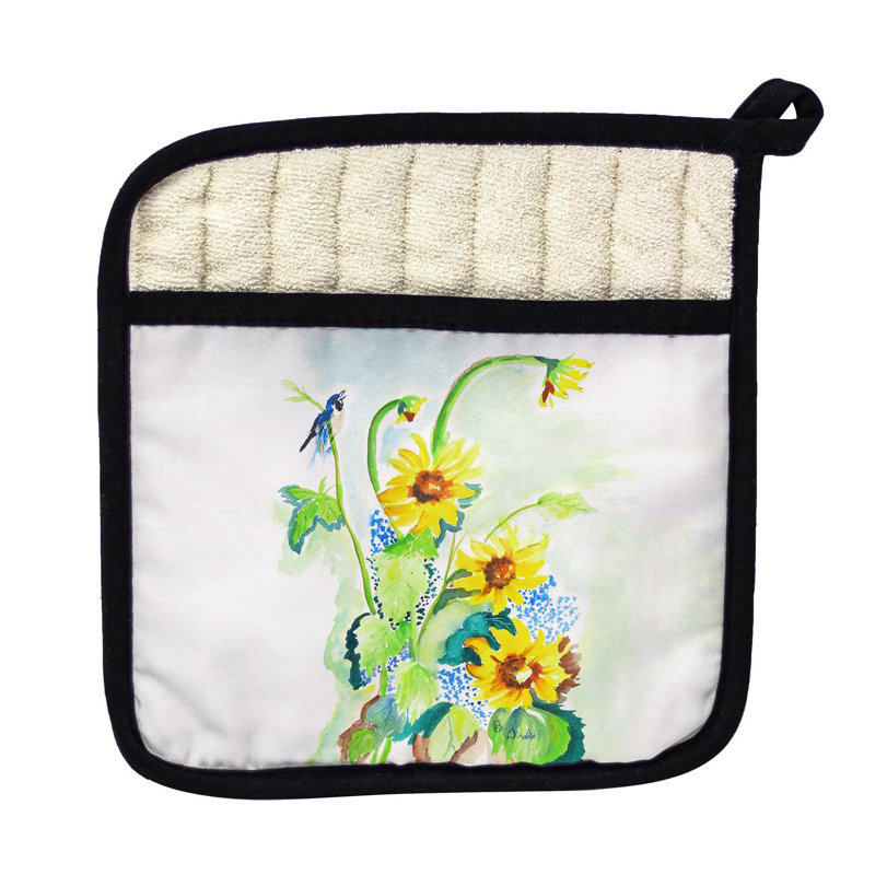 Cuisinier poignée d’oiseau et tournesol betsy drake interiors
