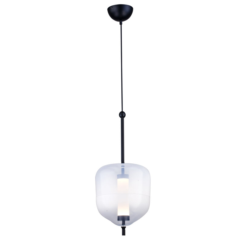 Bilderback 1 - Light Black LED Single Pendant