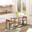 Ensemble de table de salle à manger 3 pièces pour 2 personnes, table de cuisine et chaises, ensembles de salle à manger pour petits espaces-852390968
