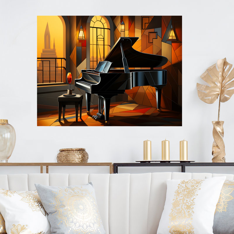 Harlem Renaissance Stride Piano Rhythms 4 - art mural Harlem Renaissance en métal MT134378, H 12 po x l 20 po x P 1 po
