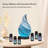 Oil Diffuser & Essential Oils Set - Aromatherapy Diffuser With 6 Essential Oils Set, Ultrasonic Cool Mist Oil Diffusers For Essential Oils, 4 Timer & 7 LED Light, Waterless Auto Shut-Off