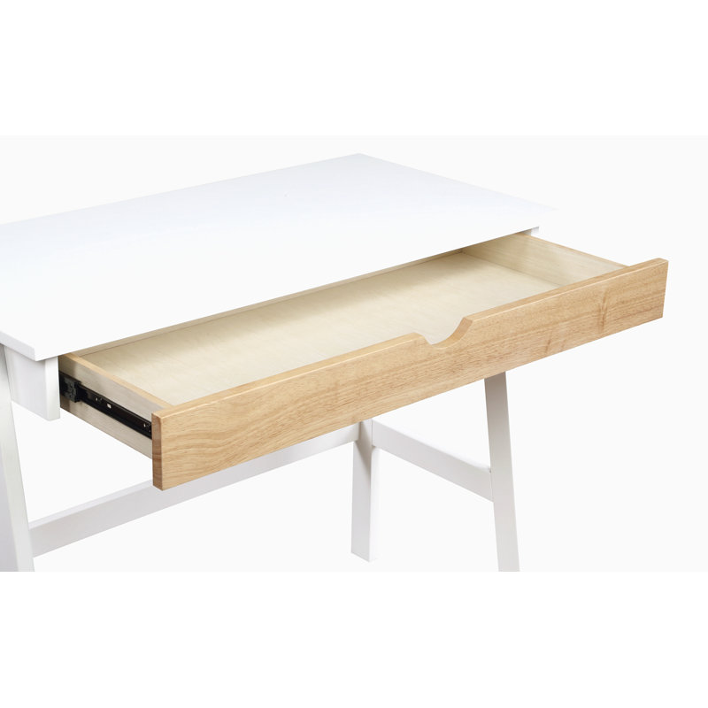Bureau Hilton en blanc / naturel