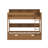 Bunk Bed Frame With Trundle And Storage Shelves, Solid Wood Floor Bunk Bed With Ladders And Guardrails-125124731-125124729