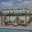 4m x 3m Aluminium Pergola