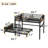 Full XL Metal Bunk Bed With Loft & Quiet Frame,  Separable Bunk Beds-196002678-196002664