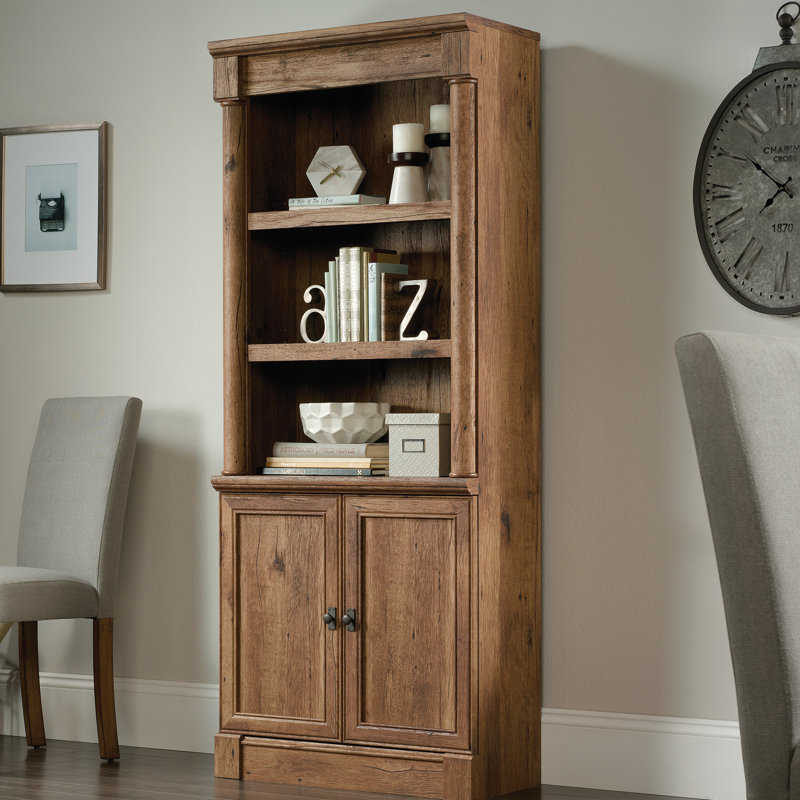 Manahan Storage Bookcase, Vintage Oak