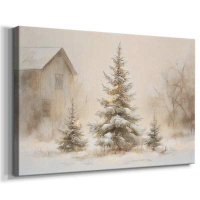Midwinter of Tinsel-Gold Blessing-Premium Gallery Wrapped Canvas
