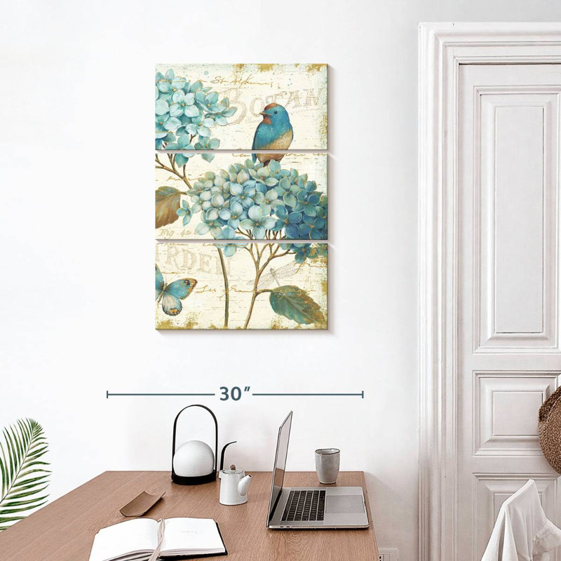 Jardin bleu Harnek, H 32 po x l 20 po