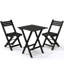 Ensemble repas en bois massif 3 pièces-488380650