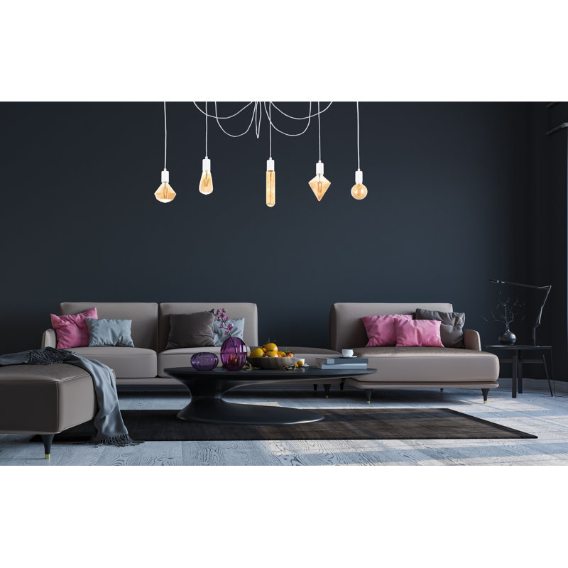 Huang 5 - Light Unique/Statement Pendant, White