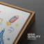 «Colorful Kids Doodle», reproduction d'art sur toile encadrée, impression sur toile 2 pièces-126031214-126031218