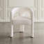 Ensemble de salle à manger à deux piédestaux 102 po Larson - Table blanche avec chaises beiges-1054967605-1054967602