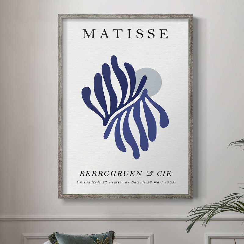 Matisse CCXCVI, reproduction d'art encadrée - bois massif, H 21 po x l 17 po