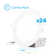 6'' Dimmable Air-Tight IC Rated LED Canless Recessed Lighting Kit