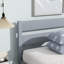 Rubberwood Twin Bed Frame With Headboard And Footboard - Solid Wood Platform Bed, Sturdy Design-1258233049