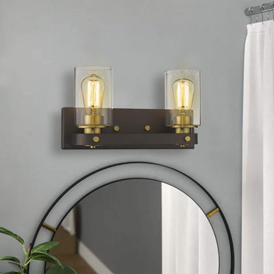 Éclairage pour meuble-lavabo à 2 lumières à intensité variable Maishah