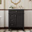 Meuble-lavabo de salle de bain avec lavabo supérieur, meuble de rangement moderne avec 2 tiroirs et un tiroir basculant, meuble-lavabo simple-1354577946-1354577949