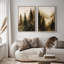 Art mural encadré sur toile, rétro muraux abstraits pour chambre à coucher-2038271289-2038271288